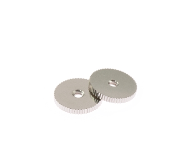 ABR-1 Thumbwheel Brass Vintage Thin Nickel