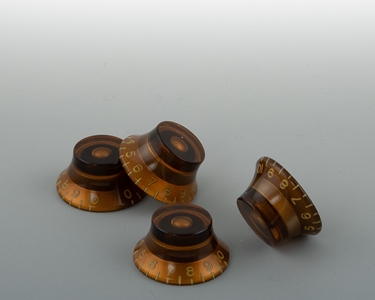 CAB Amber Top Hat Knobs