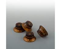 CAB Amber Top Hat Knobs