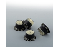CAB Reflector Knob Black with Gold Top