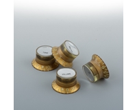CAB Reflector Knob Gold with Silver Top