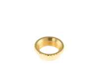 Deep Thread Coarse Knurled Nut for Switchcraft Toggle Gold