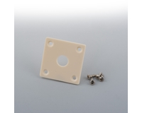 50's Square Bone White Jack Plate