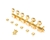 Kluson 6 In Line Set Of Tuners Single Line Right Handed Gold