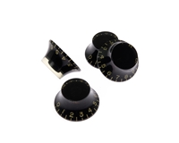 Vintage Top Hat Knobs in Black