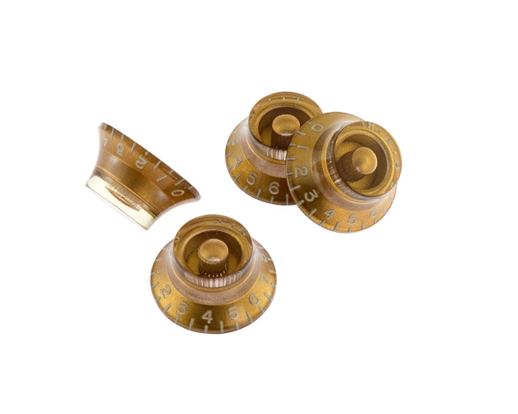 Vintage Top Hat Knobs in Gold