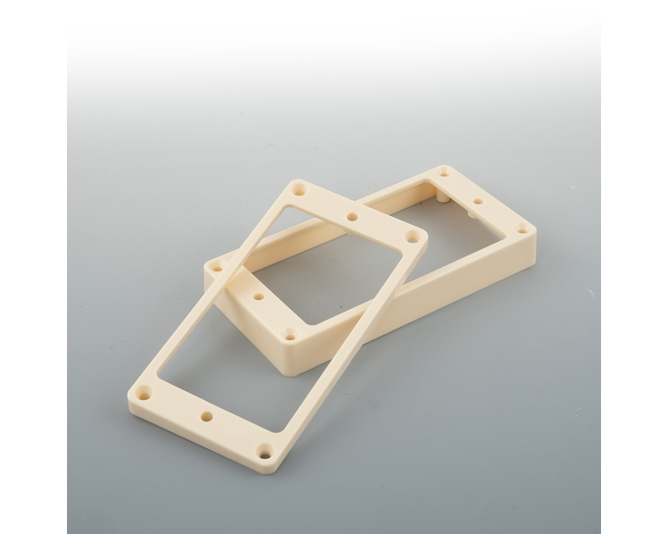 Humbucker Mounting Rings Bone White Flat or Curved