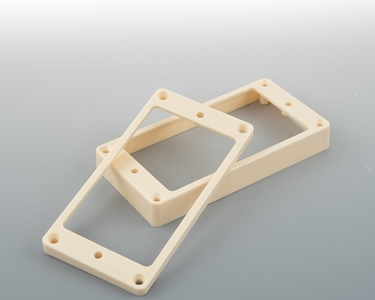 Humbucker Mounting Rings Bone White Flat or Curved