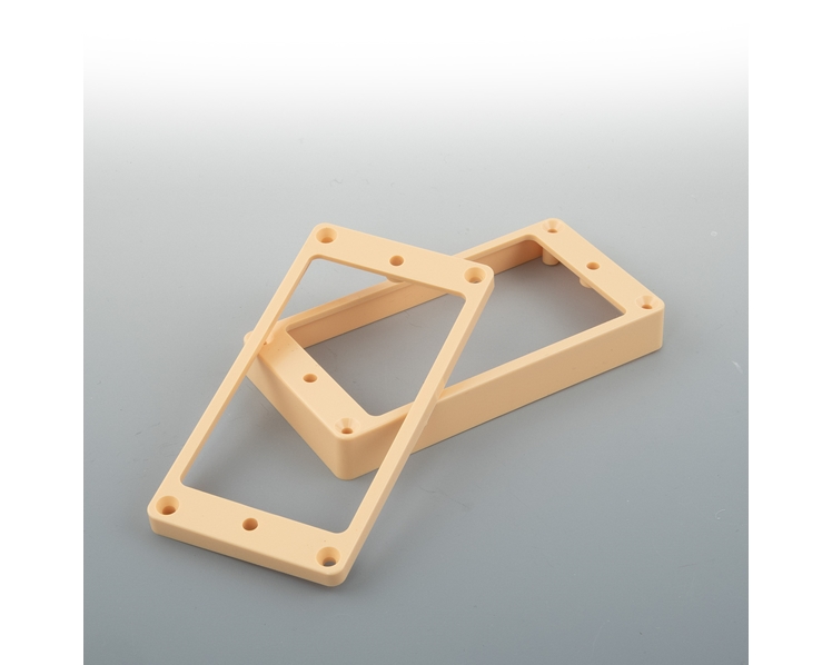 Humbucker Mounting Rings Creme Flat or Curved