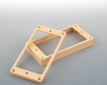 Humbucker Mounting Rings Creme Flat or Curved