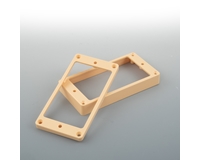 Humbucker Mounting Rings Creme Flat or Curved