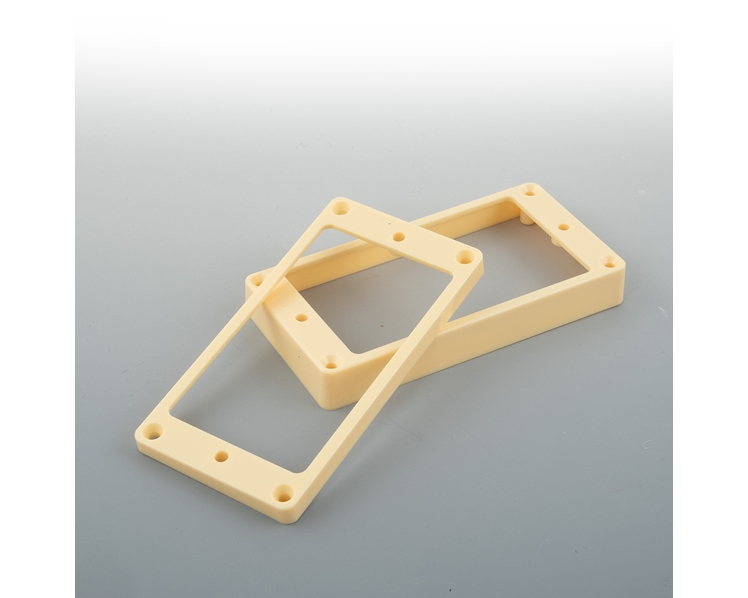 Humbucker Mounting Rings Ivory Flat or Curved