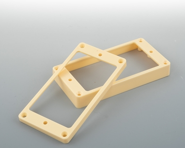 Humbucker Mounting Rings Ivory Flat or Curved