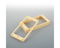 Humbucker Mounting Rings Ivory Flat or Curved