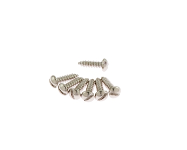 Tuning Machine Screws Slot Head Nickel Plate