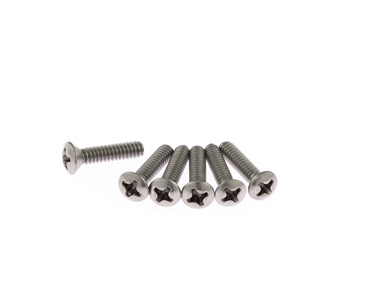 Strat 60's Countersunk Pickup Mounting Screws Stainless Steel