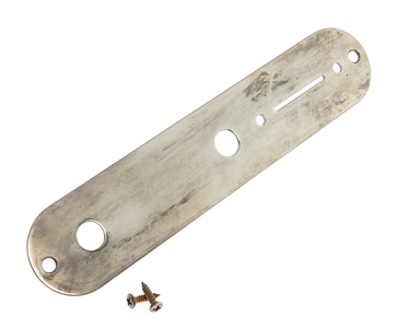 Tele Aged Control Plate Nickel