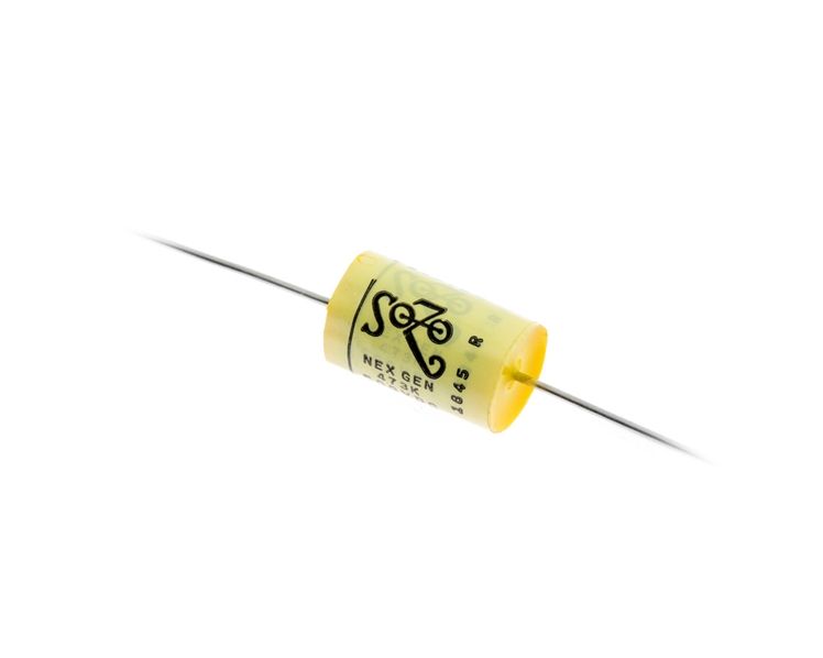 Sozo NexGen 0.047uf Vintage Yellow Mustard Capacitor