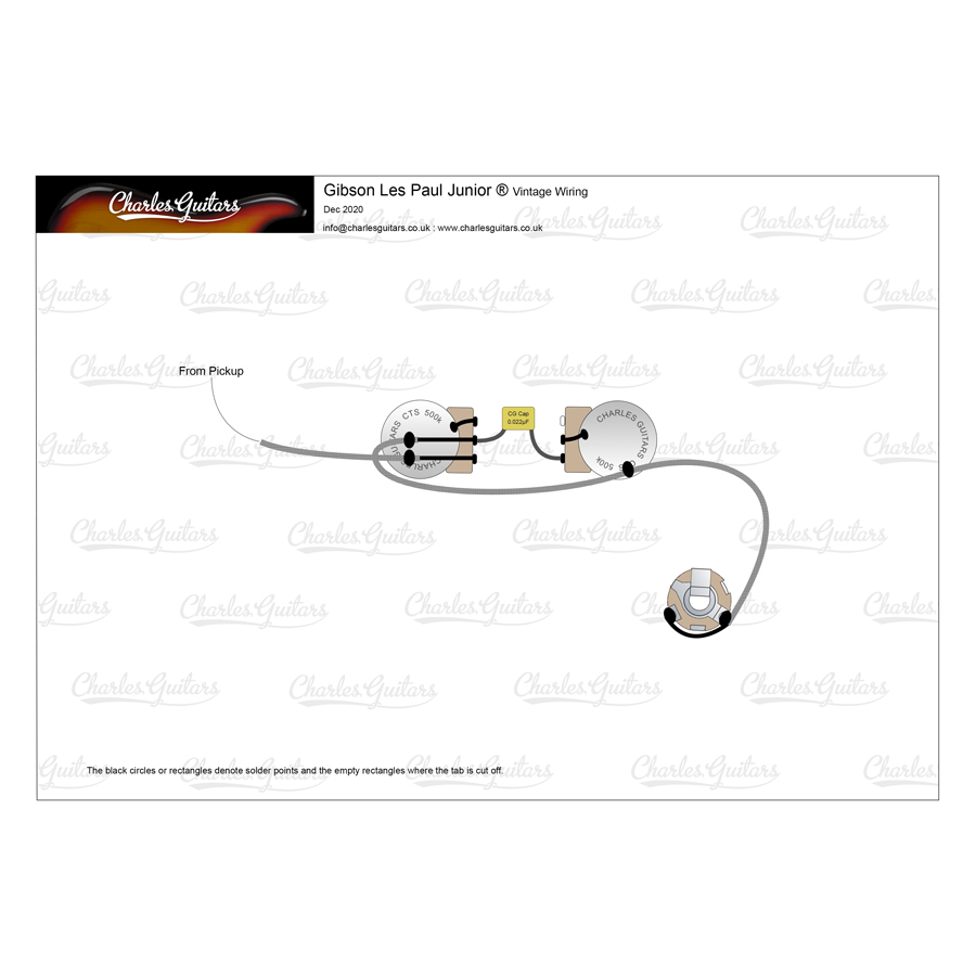 Les paul junior wiring clearance