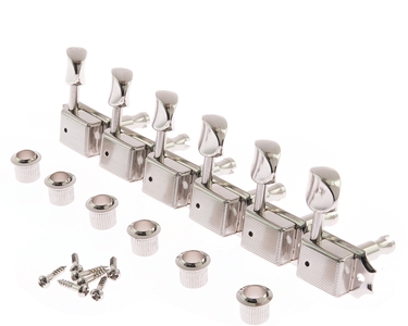 Gotoh 6 In Line Vintage Style No Logo Tuners Nickel