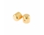 Tele P/J Bass Domed Knobs Set in Gold