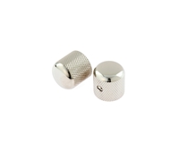 Gotoh Tele P/J Bass Domed Knobs Set in Nickel