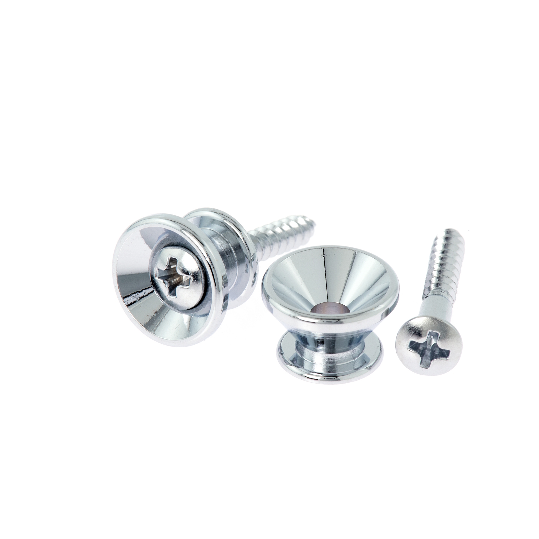 Gotoh Fender Replacement Strap Buttons Chrome
