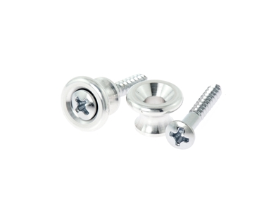 Gotoh Gibson Replacement Strap Buttons Aluminium