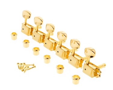 Gotoh 6 In Line Vintage Style Tuners Gold