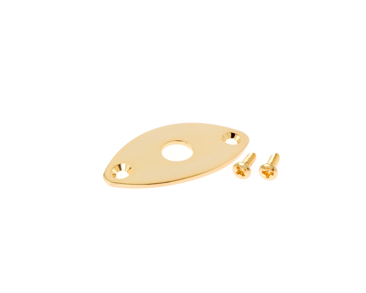 Gotoh Football Jack Plate Rounded Corners Gold