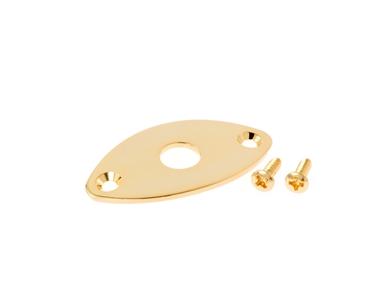 Gotoh Football Jack Plate Rounded Corners Gold