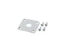 Gotoh Square Jack Plate Rounded Corners Chrome