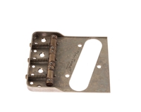 De-Shined Gotoh Tele Bridge Nickel with Cut Away "In Tune" Brass Saddles BS-TC1SN