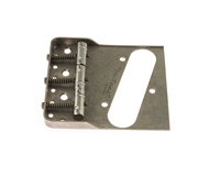 De-Shined Gotoh Tele Bridge Nickel with Cut Away "In Tune" Titanium Saddles TI-TC1SN