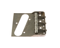 De-Shined Gotoh Tele Bridge Nickel with Cut Away "In Tune" Titanium Saddles TI-TC1SN