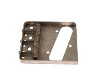 De-Shined Gotoh Tele Bridge Nickel with "In Tune" Brass Saddles BS-TC1N