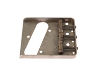 De-Shined Gotoh Tele Bridge Nickel with "In Tune" Brass Saddles BS-TC1N