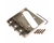 De-Shined Gotoh Tele Bridge Nickel with Cut Away "In Tune" Brass Saddles BS-TC1N
