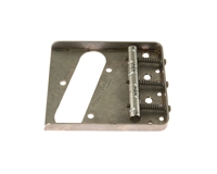 De-Shined Gotoh Tele Bridge Nickel With "In Tune" Titanium Saddles TI-TC1N