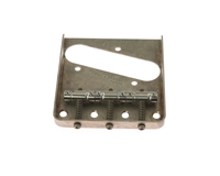 De-Shined Gotoh Tele Bridge Nickel With "In Tune" Titanium Saddles TI-TC1N