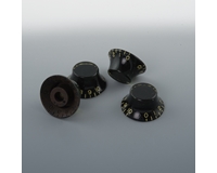 Vintage Relic Black Top Hat Knobs (Set of 4 or 2)