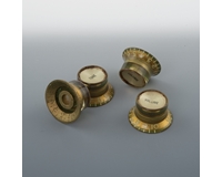 Vintage Relic Gold Gold Reflector Knobs (Set of 4)