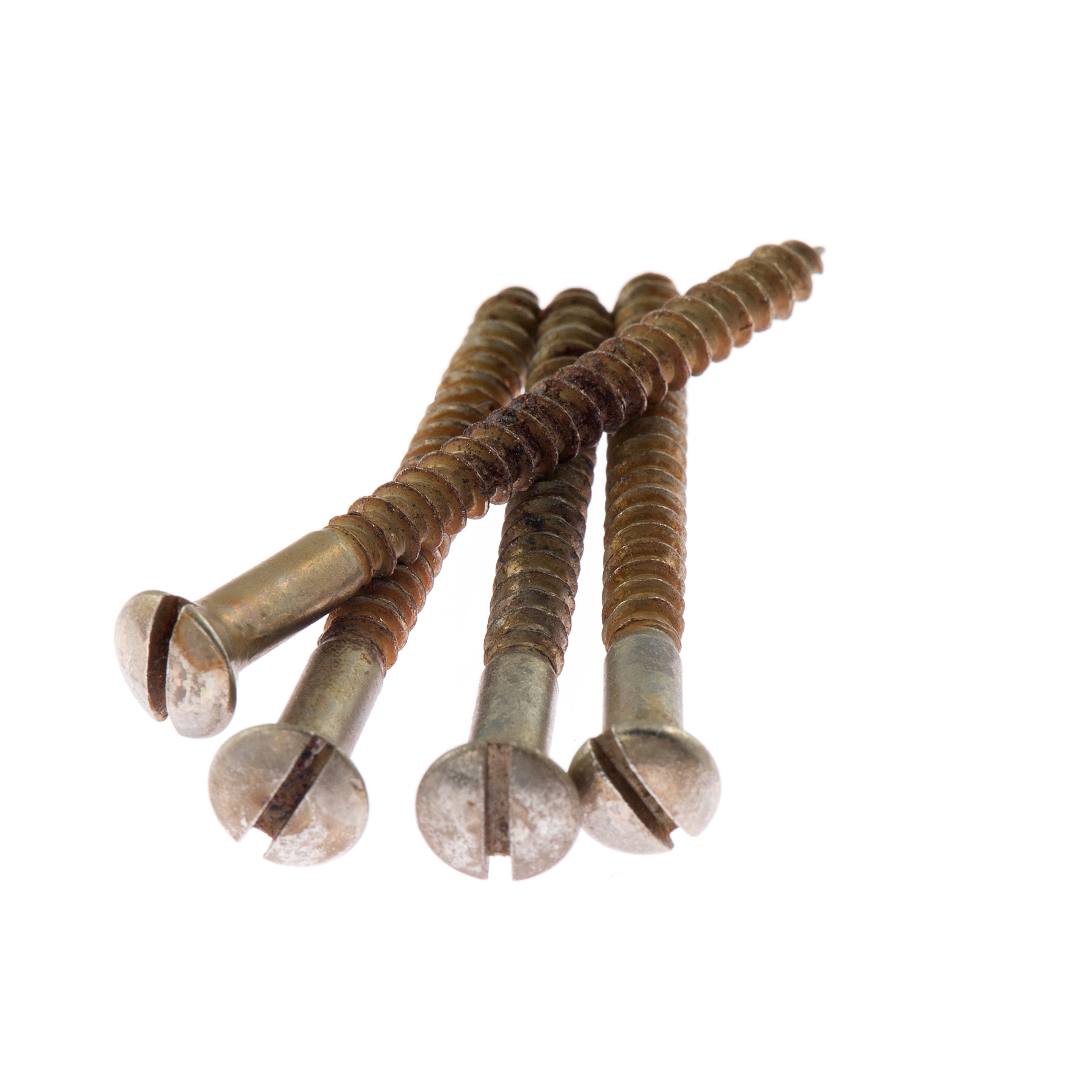 Vintage Relic EX Neck Plate Screws Slot 2" Charles Guitars