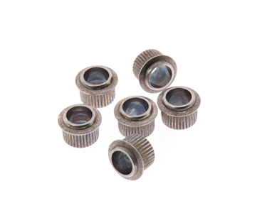 Vintage Relic Tuner Bushings Nickel 9.2mm dia