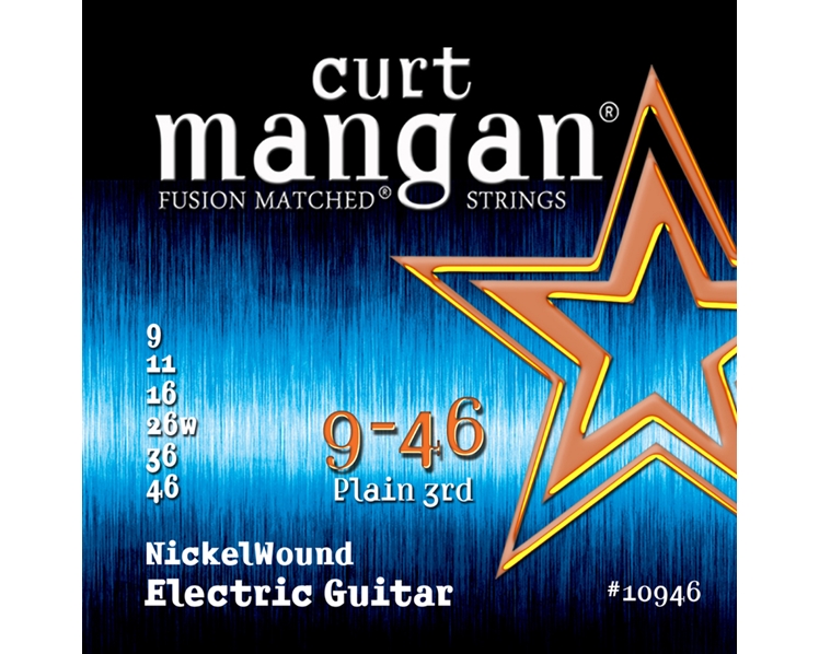 Curt Mangan 9-46 Nickel Plated Guitar Strings