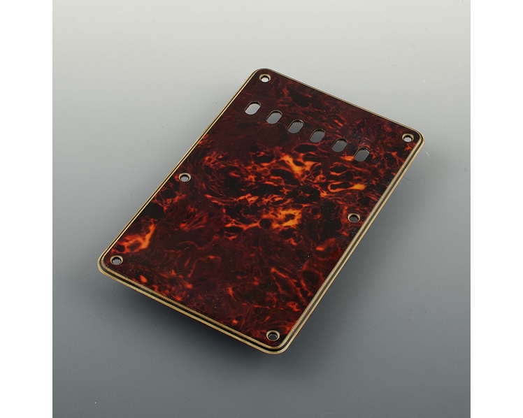 Vintage Relic Tremolo Backplate 4 Ply Brown Tortoise