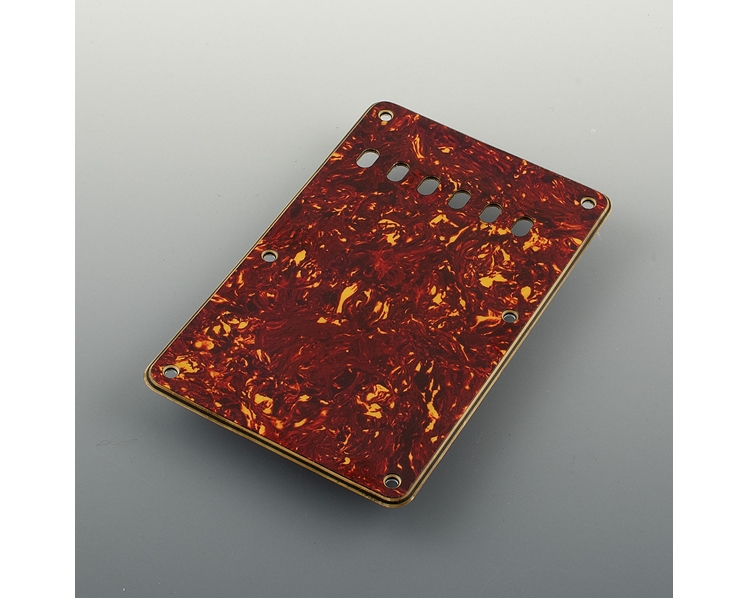 Vintage Relic Tremolo Backplate 4 Ply Red Tortoise