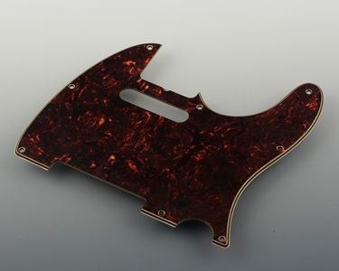 Aged T TYPE 60'S BROWN TORTOISE PICKGUARD 8 HOLE